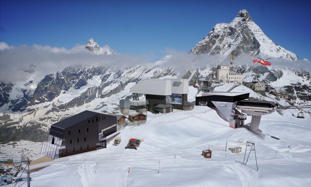 Visualisierung Talstation | © Copyright © 2022 Zermatt Bergbahnen AG