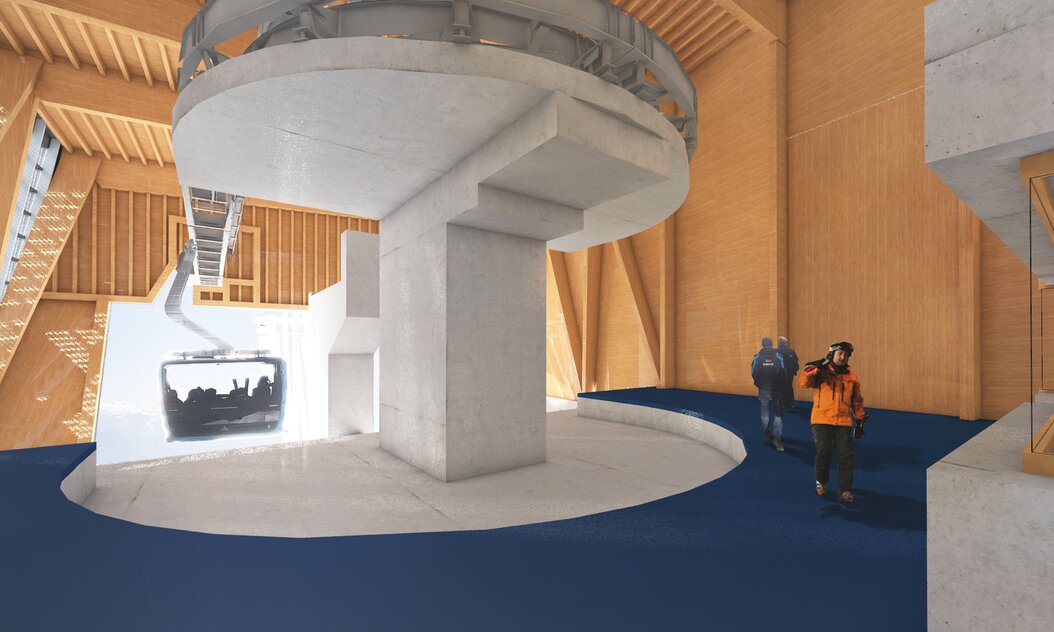 Bergstation Klein Matterhorn Visualisierung | © Copyright © 2022 Zermatt Bergbahnen AG